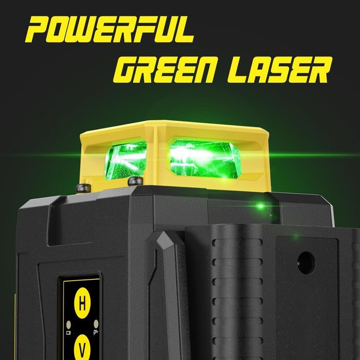 Seesii LL044 16 line laser level 200ft 4x360 3x360 Green Cross Line - laser level-SeeSii