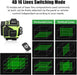Seesii LL121 4DLaser Level16 Lines Green Beam Line Laser Self-Leveling - laser level-SeeSii