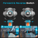 1/2" Cordless Impact Wrench 885Ft - lbs(1200Nm) | 21V, 2×4.0Ah Batteries & Detachable Side Handle for Auto Repair SeeSii - SeeSii
