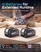 SEESII 7-1/4" Cordless Circular Saw with Total 8000mAh Battery & Charger
20V Brushless Electric Saw with Rip Fence, Bag and Dust Adapter, 45° Bevel for Powerful Wood Cutting, DIY, Home Repair