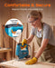 SEESII Corded Jigsaw, 500W Electric Jig Saw Power Saw with 4 Blades
0-3000 SPM, Bevel Adjustment, Tool-less Blade Change, Parallel Guide, for Cutting Wood Metal PVC Woodworking
