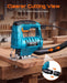 SEESII Corded Jigsaw, 500W Electric Jig Saw Power Saw with 4 Blades
0-3000 SPM, Bevel Adjustment, Tool-less Blade Change, Parallel Guide, for Cutting Wood Metal PVC Woodworking