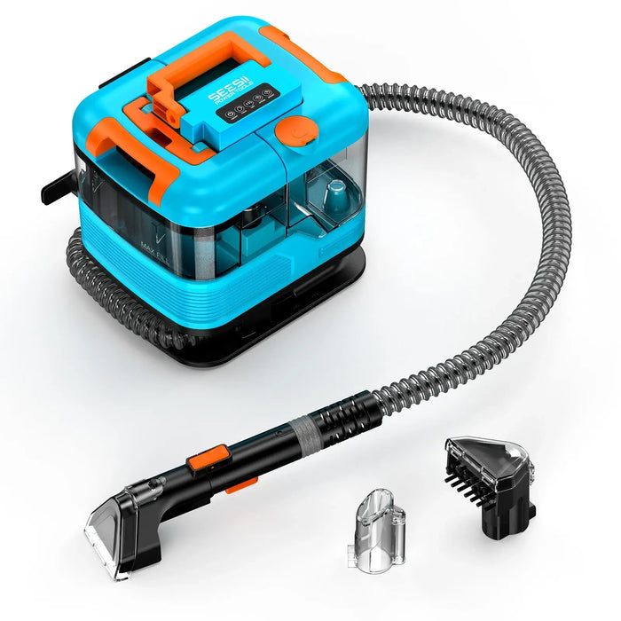 SEESII 1200W Carpet Cleaner Machine  12KPa Steam&Hot&Cold Water System Upholstery Cleaner