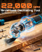 SEESII Cordless Oscillating Multi-Tool, 22000 OPM Brushless Motor Cutting
Sanding & Scraping, 4.5° Oscillation Angle, 4000mAh Battery, Quick Release, LED Light, 6-Speed Control & Universal Fit