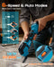 SEESII Cordless Oscillating Multi-Tool, 22000 OPM Brushless Motor Cutting
Sanding & Scraping, 4.5° Oscillation Angle, 4000mAh Battery, Quick Release, LED Light, 6-Speed Control & Universal Fit