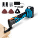 SEESII Cordless Oscillating Multi-Tool Kit, 6-Speed with 2.0Ah Battery
Home DIY and renovation projects; tool-free quick release, 3.2° oscillation angle 21V Max power 19000OPM