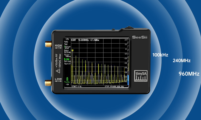 High Quality MF/HF/VHF Input for 0.1MHZ-350MHz
