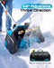 Cordless Electric Snow Blower with 2 x 4.0Ah Batteries, 20 Ft Throw Distance, 6-Speed Control for Driveway Patio Snow Removal - SEESII