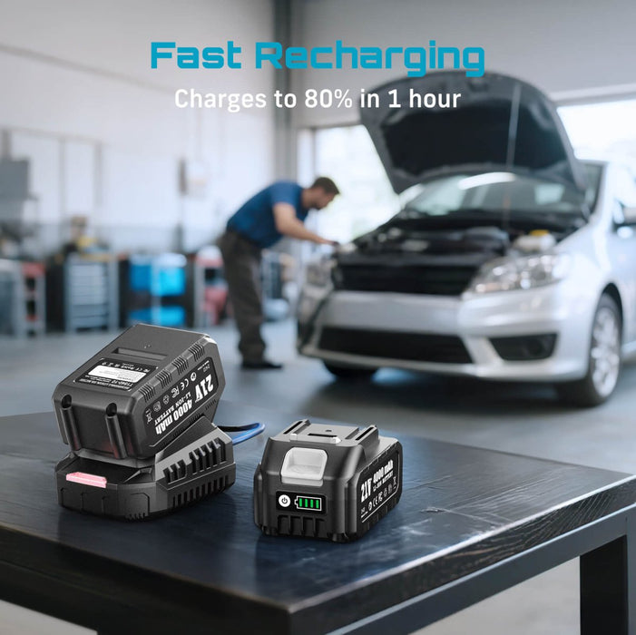 Cordless Impact Wrench 1/2 inch for Car Home SeeSii WH710 - impact wrench - SeeSii