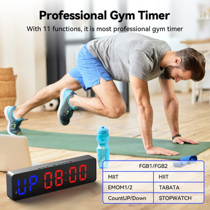 Seesii 13 Inch Gym Timer with Remote