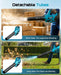 SEESII 40V Leaf Blower Cordless, 750 CFM&195 MPH, Powerful Electric Blower
Turbo Mode, 5.2Ah Battery & Charger, Battery Powered Blower Brushless with Shoulder Strap for Lawn Care, Wet Leaves, Yard