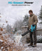 SEESII 40V Leaf Blower Cordless, 750 CFM&195 MPH, Powerful Electric Blower
Turbo Mode, 5.2Ah Battery & Charger, Battery Powered Blower Brushless with Shoulder Strap for Lawn Care, Wet Leaves, Yard
