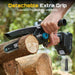 Mini Chainsaw Cordless 8 inch: Electric Chainsaw Battery Powered, Brushless Chain Saw with Auto Oiler, 2pcs Battery（M8 Ultra） - SEESII