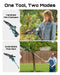 SEESII 10" 2-in-1 Cordless Pole Saw & Mini Chainsaw, 21V Brushless Tree Trimmer, 2×4.0Ah Batteries - Pole Saw & Mini Chainsaw-SeeSii