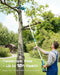 SEESII 10" 2-in-1 Cordless Pole Saw & Mini Chainsaw, 21V Brushless Tree Trimmer, 2×4.0Ah Batteries - Pole Saw & Mini Chainsaw-SeeSii
