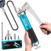 Seesii 10000PSI Grease Gun, Gear-Assisted Lever, Upgraded Air Bleeder - Grease Guns-SEESII