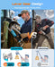 Seesii 10000PSI Grease Gun, Gear-Assisted Lever, Upgraded Air Bleeder - Grease Guns-SEESII