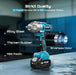 SEESII 1/2" Cordless Impact Wrench 900Nm, 2×4.0Ah 21V,6Sockets+Case - impact wrench - SeeSii