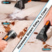 SEESII 1200W Carpet Cleaner Machine 12KPa Steam&Hot&Cold Water System Upholstery Cleaner - Steam Cleaner-SEESII