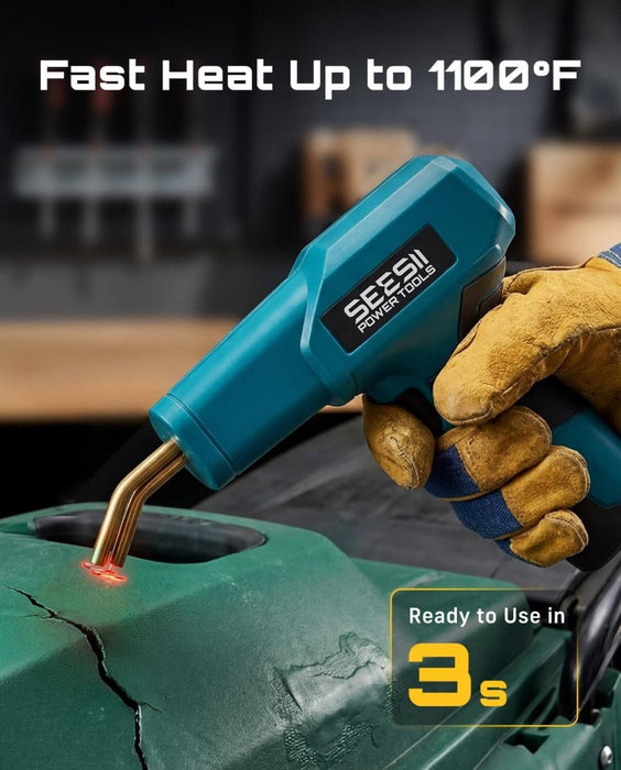 SEESII 150W 2 in 1 Plastic Welder Hot Stapler Repair Kit with Soldering Iron - SeeSii