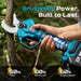 SEESII 1.6" Electric Pruning Shears, Brushless, 2x 4.0Ah Batteries, 4 Modes - SeeSii