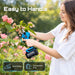 SEESII 1.6" Electric Pruning Shears, Brushless, 2x 4.0Ah Batteries, 4 Modes - SeeSii