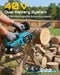 SEESII 18" 40V Brushless Cordless Chainsaw 2x5.0Ah Battery Auto Oiling（M18 Ace） - SeeSii