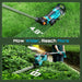 SEESII 2-in-1 Cordless Pole Hedge Trimmer, 6" Brushless Bush Pruner, Dual 2.0Ah Batteries Telescoping Grass Shears - Pole Hedge Trimmer-SeeSii