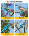 SEESII 2-in-1 Pole Electric Pruning Shears, 2.2" Cut Cordless Pole Pruner - SeeSii