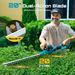 SEESII 2-in-1 Pole & Hedge Trimmer Cordless,20" Electric Bush Trimmer 8.5ft - SeeSii