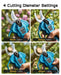 SEESII 2-in-1 Pole Pruning Shears, 1.6" Cutting Diameter Cordless Electric Pole Pruners, Brushless Motor, Dual 4.0Ah Batteries, Extra SK5 Blade, 4 Modes Adjustable Branches Cutter for Tree & Flower - Pruning Shears-SeeSii