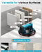 Seesii 200mm Battery Tile Suction Lifter 2PCS 270kg Max Load LCD 4x2400mAh Batteries - SeeSii