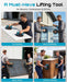 Seesii 200mm Battery Tile Suction Lifter 2PCS 270kg Max Load LCD 4x2400mAh Batteries - SeeSii