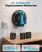 Seesii 200mm Battery Tile Suction Lifter 2PCS 270kg Max Load LCD 4x2400mAh Batteries - SeeSii