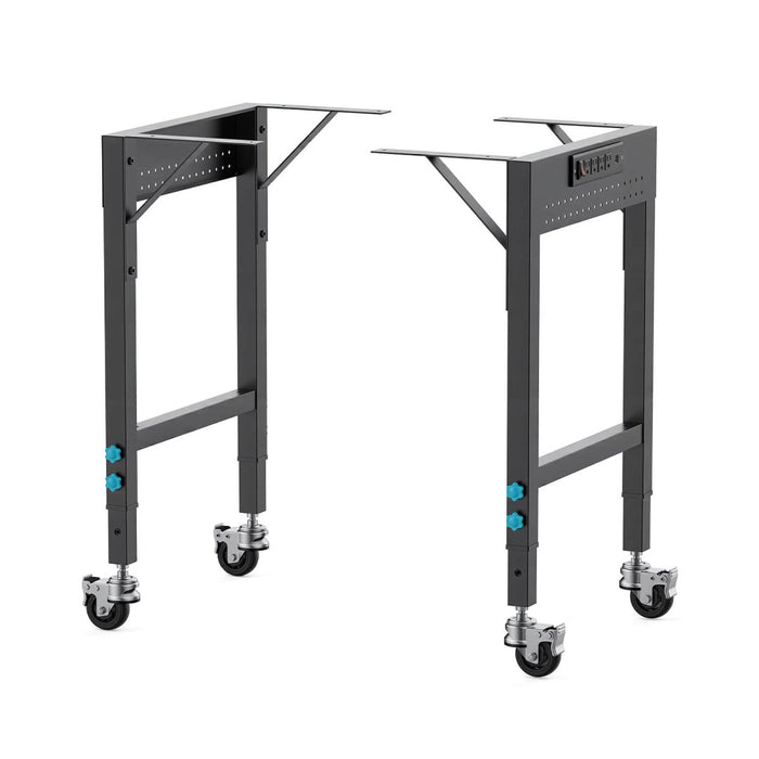 SEESII 20.8-Inch Depth Workbench Frame with Locking Caster Wheels(WB-02) - SeeSii
