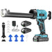 SEESII 20V Cordless Caulking Gun, 2x2.0Ah Battery, 4-Speed Auto Retract LED Silicone Gun for 10oz Sealant - SeeSii