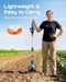 Seesii 20V Cordless Tiller Cultivator, 9" Width 6.6" Depth Rototiller with 2×4.0Ah Batteries for Garden Weeding（T9 Lite） - Cordless Tiller-SeeSii