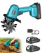 Seesii 20V Mini Cordless Tiller Cultivator 4" Width 2.6lbs Lightweight Rototiller （W02） - Cordless Tiller-SeeSii