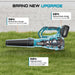 SEESII 21V Leaf Blower Cordless with 2 x 4000mAh Batteries and Charger, 780CFM 400MPH Electric Leaf Blower - SeeSii