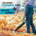 SEESII 21V Leaf Blower Cordless with 2 x 4000mAh Batteries and Charger, 780CFM 400MPH Electric Leaf Blower - SeeSii