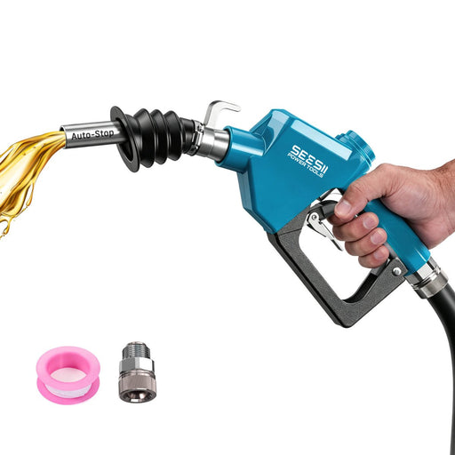 SEESII 3/4" NPT Automatic Fuel Nozzle, Gas Nozzle with Hook, Max Flow 16GPM - SeeSii
