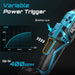 Seesii 3/8" Cordless Ratchet Wrench 80Nm 400RPM Brushless Electric Wrench 8 Sock - SeeSii