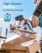 SEESII 4-1/2" Brushless Mini Circular Saw Cordless with 2*4.0Ah Batteries - SEESII