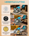 SEESII 4-1/2" Cordless Circular Saw with 2*4.0Ah Batteries & Fast Charger - circular saw-SeeSii