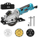 Seesii 4 - 1/2" Mini Circular Saw with Laser Guide, 4.8A 4000RPM High Speed - circular saw - SeeSii