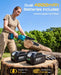 Seesii 4-in-1 Cordless Pole Saw & Leaf Blower, 10FT Pole, 560CFM Blower,2×4.0Ah Batteries - Cordless Pole Saw & Leaf Blower-SeeSii