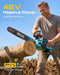 SEESII 40V 16/12 Inch Brushless Cordless Chainsaw, 2×5.0Ah 1600W（M16 Pro） - SeeSii