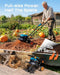 SEESII 40V Cordless Tiller for Gardening 12" Electric Garden Tiller Cultivator with 2×5.0Ah Batteries & Charger 8" Depth Adjustable Handle & Wheel Heavy Duty Rototiller for Lawn & Soil Cultivation - Cordless Tiller-SeeSii