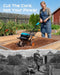 SEESII 40V Cordless Tiller for Gardening 12" Electric Garden Tiller Cultivator with 2×5.0Ah Batteries & Charger 8" Depth Adjustable Handle & Wheel Heavy Duty Rototiller for Lawn & Soil Cultivation - Cordless Tiller-SeeSii