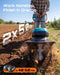 SEESII 40V Cordless Tiller for Gardening 12" Electric Garden Tiller Cultivator with 2×5.0Ah Batteries & Charger 8" Depth Adjustable Handle & Wheel Heavy Duty Rototiller for Lawn & Soil Cultivation - Cordless Tiller-SeeSii